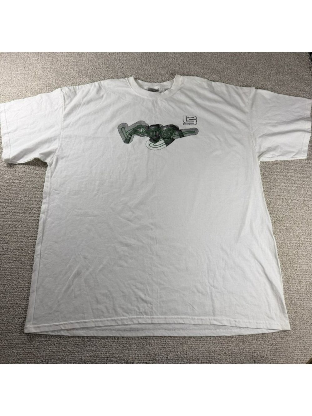 Vintage Nike LeBron James King T-Shirt White Men’s Size 4XL
